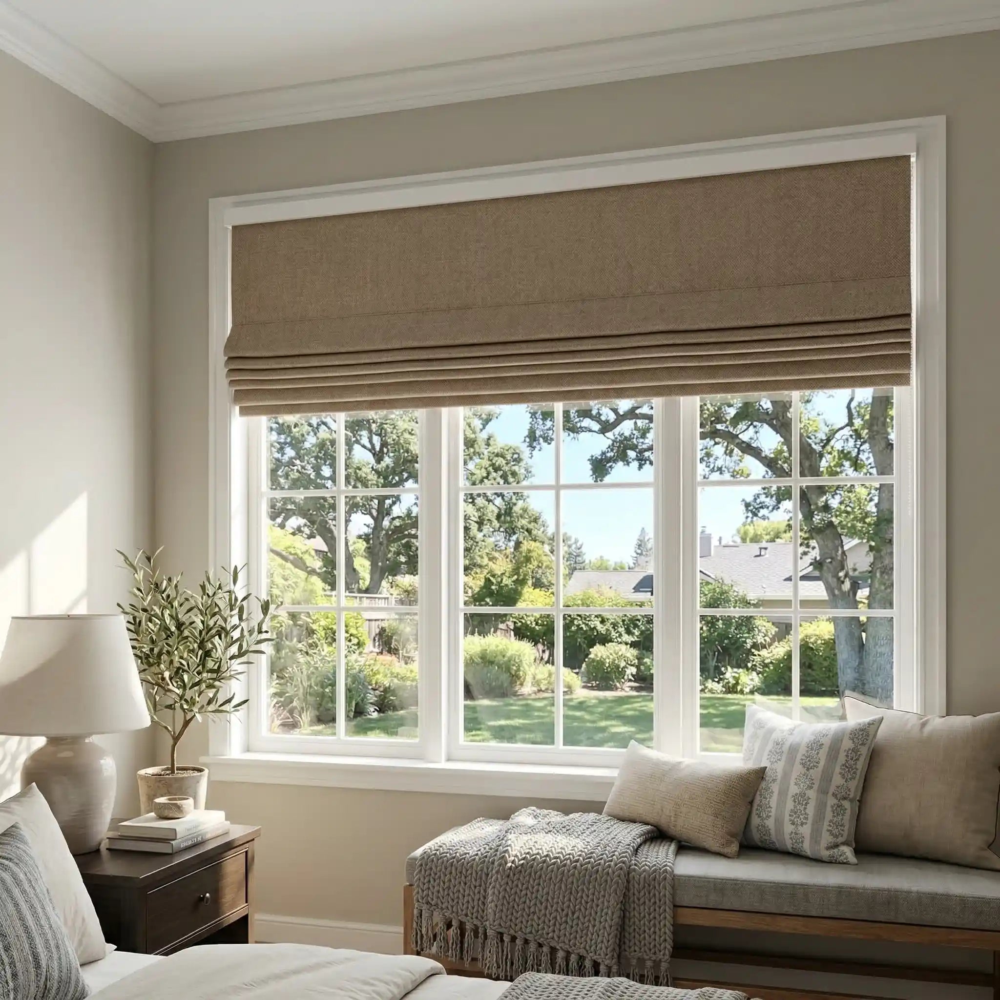 Customized Linen 100% Full Blackout Curtains Shades