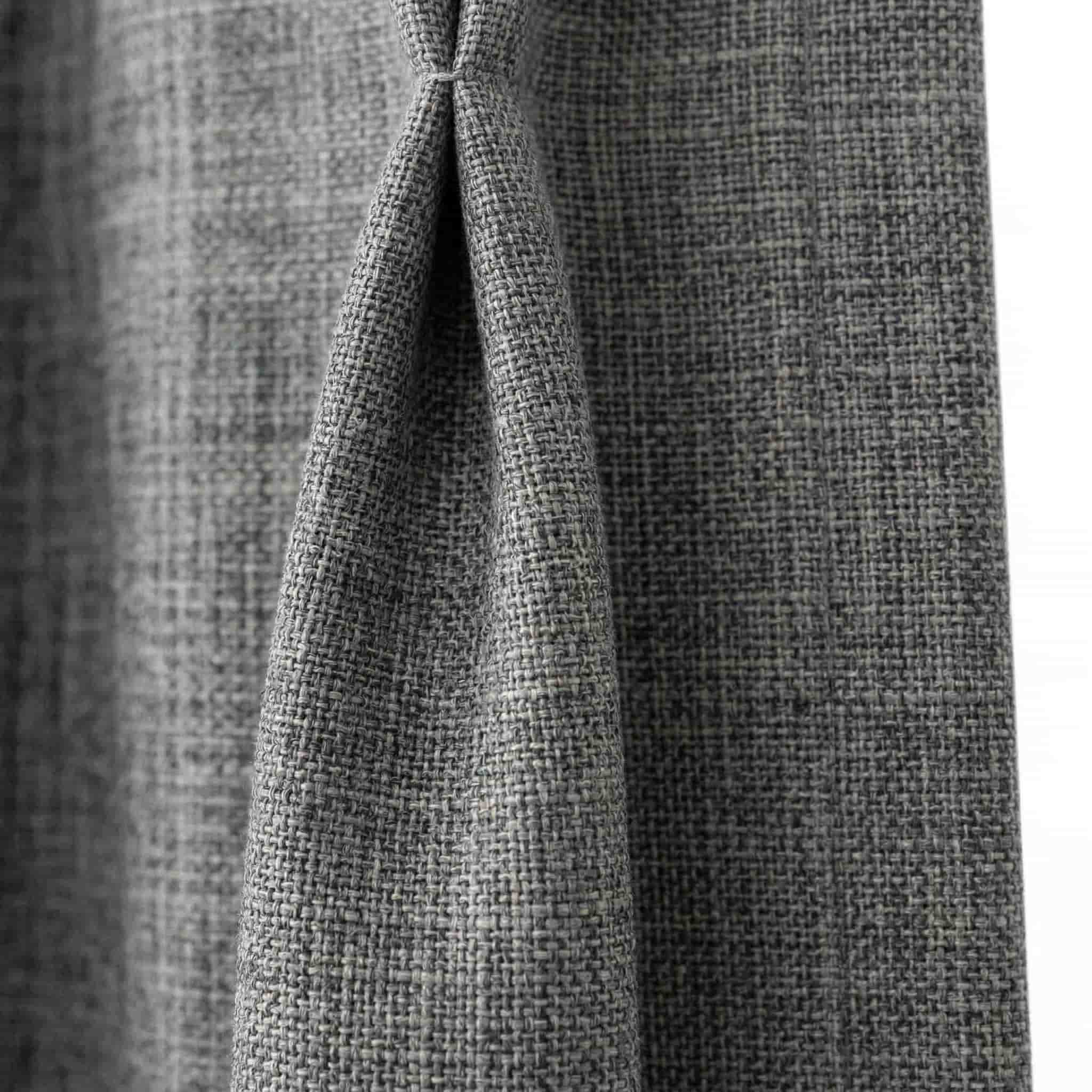 Custom 100% Linen Blackout Curtains – Natural Texture