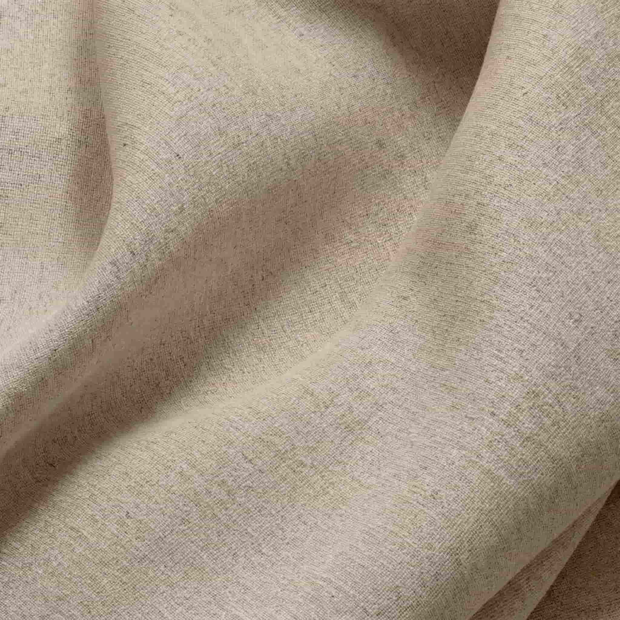 Custom 100% Linen Blackout Curtains—Elegant Light Control