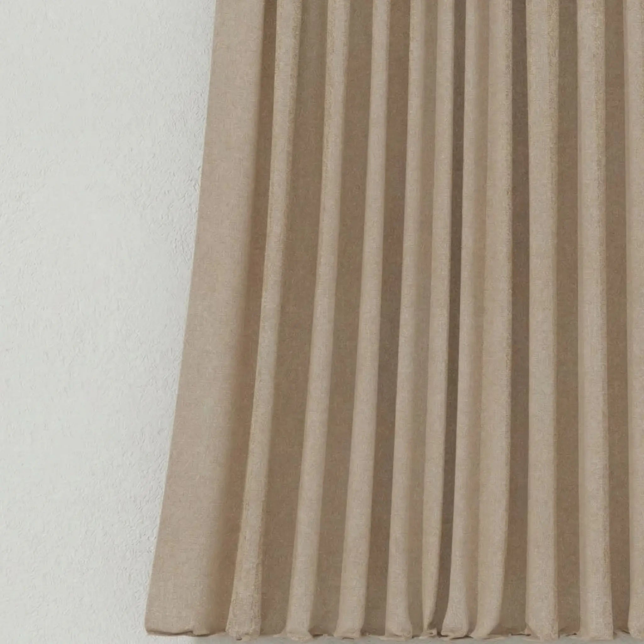 Custom 100% Linen Blackout Curtains—Elegant Light Control