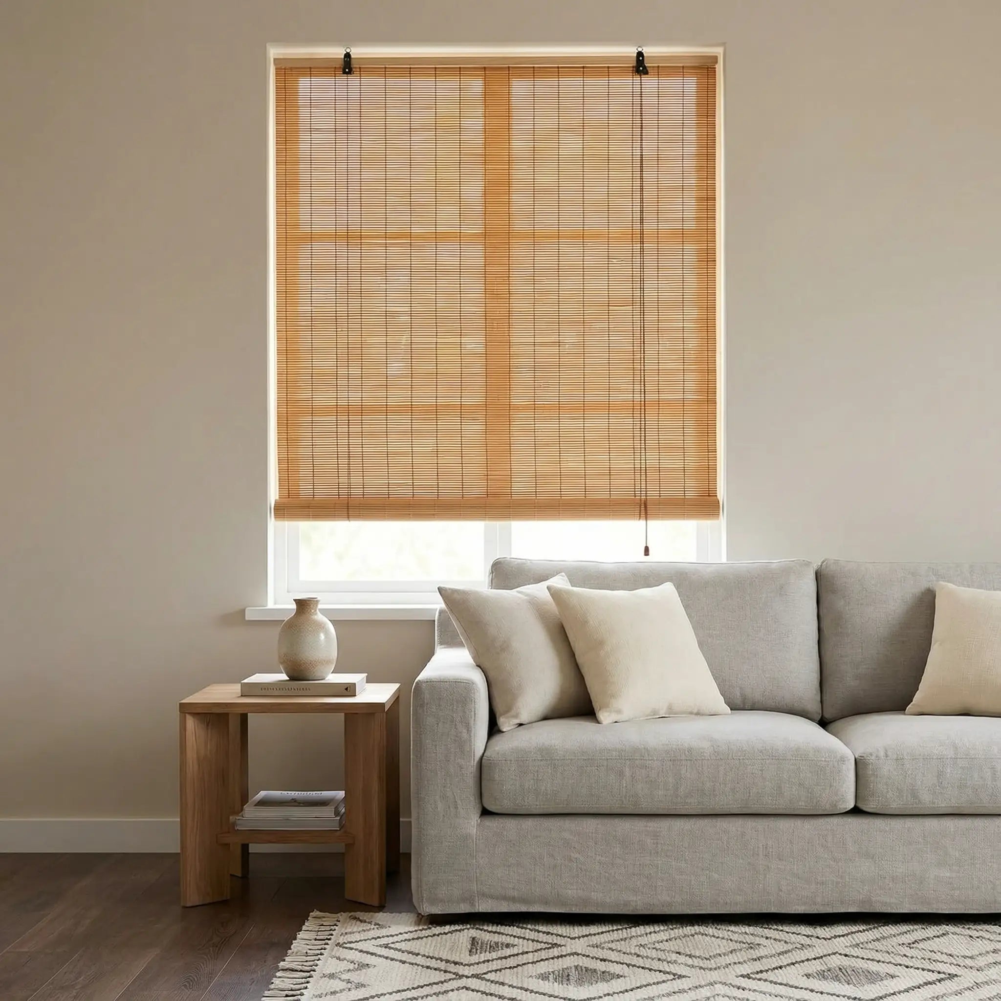 Custom Bamboo Window Shades – Eco-Friendly Woven Wood Blinds for Any Room